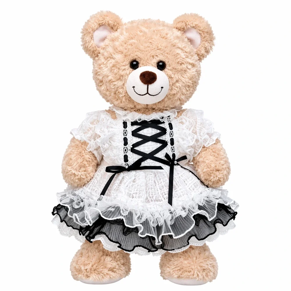 Large Bartholomew Bear clothes outfits - Black Dreamy Princess Dress